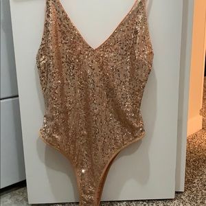 Sequin one piece